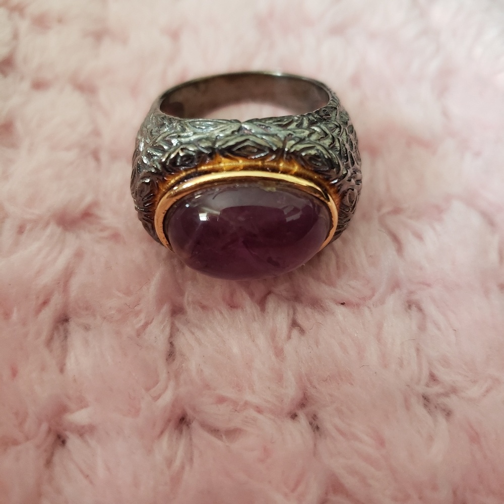 Amethyst Sterling Silver Ring